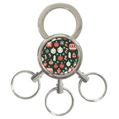 Christmas Decoration Winter Xmas 3-ring Key Chain by Vaneshop