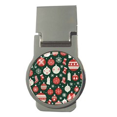 Christmas Decoration Winter Xmas Money Clips (round)  by Vaneshop