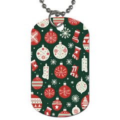 Christmas Decoration Winter Xmas Dog Tag (two Sides)