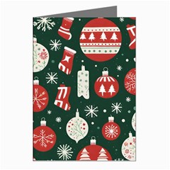 Christmas Decoration Winter Xmas Greeting Cards (pkg Of 8) by Vaneshop