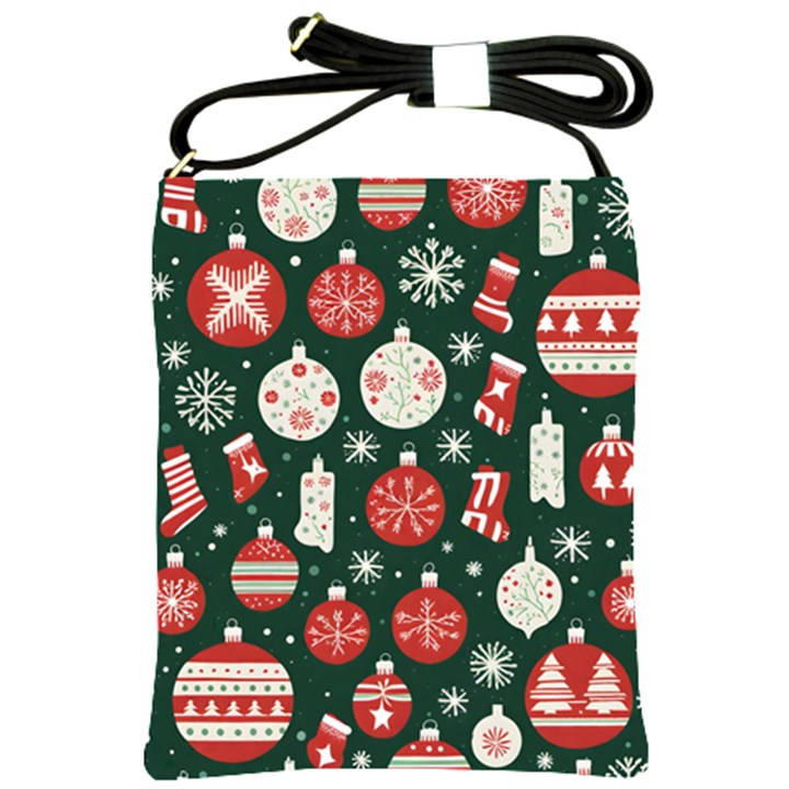 Christmas Decoration Winter Xmas Shoulder Sling Bag