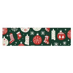 Christmas Decoration Winter Xmas Oblong Satin Scarf (16  X 60 ) by Vaneshop