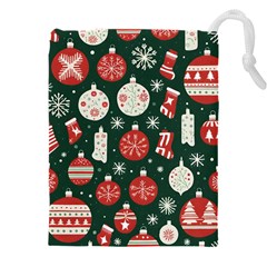 Christmas Decoration Winter Xmas Drawstring Pouch (5xl)