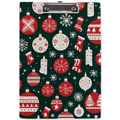 Christmas Decoration Winter Xmas A4 Acrylic Clipboard by Vaneshop