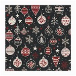 Christmas Winter Xmas Medium Glasses Cloth Front