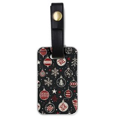 Christmas Winter Xmas Luggage Tag (one Side) by Vaneshop