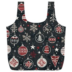 Christmas Winter Xmas Full Print Recycle Bag (xl) by Vaneshop