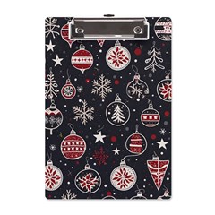 Christmas Winter Xmas A5 Acrylic Clipboard by Vaneshop