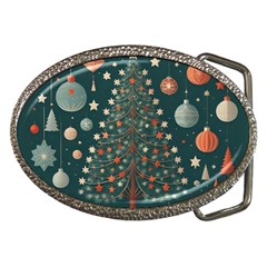 Tree Christmas Belt Buckles by Vaneshop