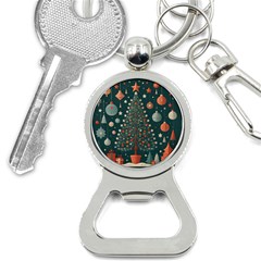 Tree Christmas Bottle Opener Key Chain by Vaneshop