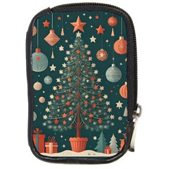 Tree Christmas Compact Camera Leather Case by Vaneshop