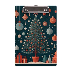 Tree Christmas A5 Acrylic Clipboard by Vaneshop