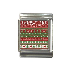 Christmas Decoration Winter Xmas Pattern Italian Charm (13mm) by Vaneshop