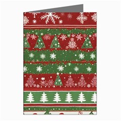 Christmas Decoration Winter Xmas Pattern Greeting Cards (pkg Of 8) by Vaneshop