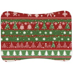 Christmas Decoration Winter Xmas Pattern Velour Seat Head Rest Cushion by Vaneshop