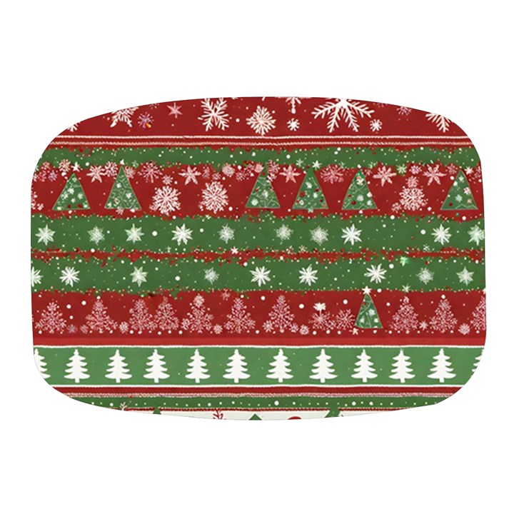 Christmas Decoration Winter Xmas Pattern Mini Square Pill Box