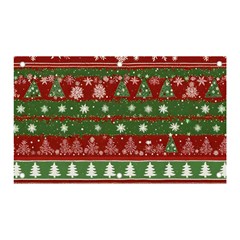 Christmas Decoration Winter Xmas Pattern Banner And Sign 5  X 3  by Vaneshop