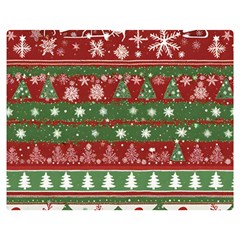 Christmas Decoration Winter Xmas Pattern Premium Plush Fleece Blanket (medium) by Vaneshop