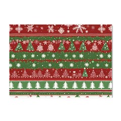 Christmas Decoration Winter Xmas Pattern Crystal Sticker (a4) by Vaneshop