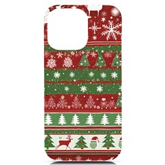 Christmas Decoration Winter Xmas Pattern Iphone 14 Pro Max Black Uv Print Case by Vaneshop