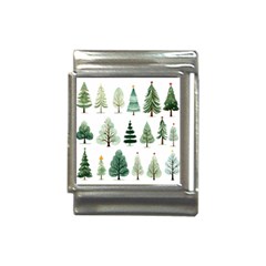 Christmas Trees Italian Charm (13mm)