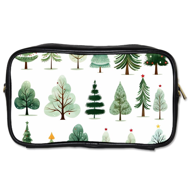 Christmas Trees Toiletries Bag (One Side)