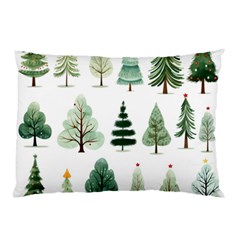 Christmas Trees Pillow Case (two Sides) by Vaneshop