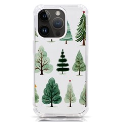 Christmas Trees Iphone 14 Pro Tpu Uv Print Case by Vaneshop