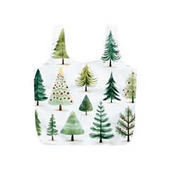 Christmas Xmas Trees Full Print Recycle Bag (s) by Vaneshop