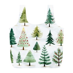 Christmas Xmas Trees Full Print Recycle Bag (l) by Vaneshop