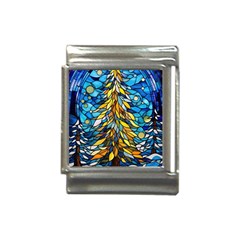 Stained Glass Winter Italian Charm (13mm) by Vaneshop