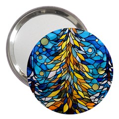 Stained Glass Winter 3  Handbag Mirrors by Vaneshop