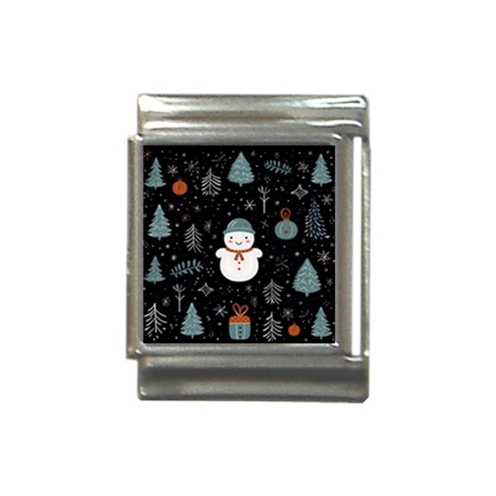 Snowman Christmas Italian Charm (13mm)