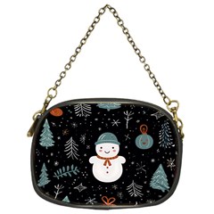 Snowman Christmas Chain Purse (one Side) by Vaneshop