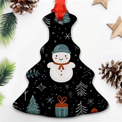 Snowman Christmas Ornament (christmas Tree)  by Vaneshop