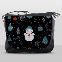 Snowman Christmas Messenger Bag by Vaneshop