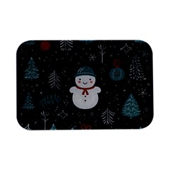 Snowman Christmas Open Lid Metal Box (silver)   by Vaneshop