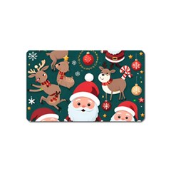 Christmas Santa Claus Magnet (Name Card)