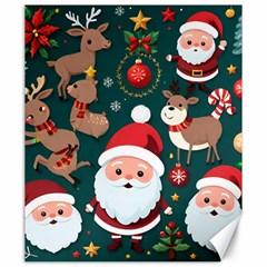 Christmas Santa Claus Canvas 20  X 24  by Vaneshop