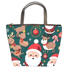 Christmas Santa Claus Bucket Bag