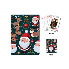 Christmas Santa Claus Playing Cards Single Design (Mini)