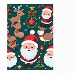 Christmas Santa Claus Small Garden Flag (two Sides) by Vaneshop