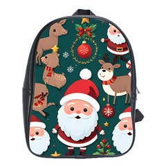 Christmas Santa Claus School Bag (XL)