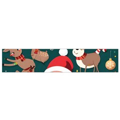 Christmas Santa Claus Small Premium Plush Fleece Scarf by Vaneshop