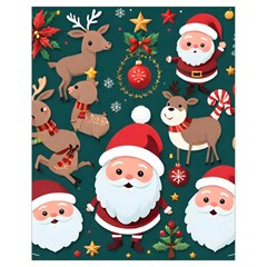 Christmas Santa Claus Drawstring Bag (Small)