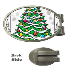 Christmas Tree Money Clips (Oval) 