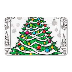 Christmas Tree Magnet (rectangular) by Vaneshop