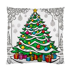 Christmas Tree Standard Cushion Case (Two Sides)