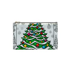 Christmas Tree Cosmetic Bag (Small)