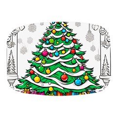 Christmas Tree Mini Square Pill Box